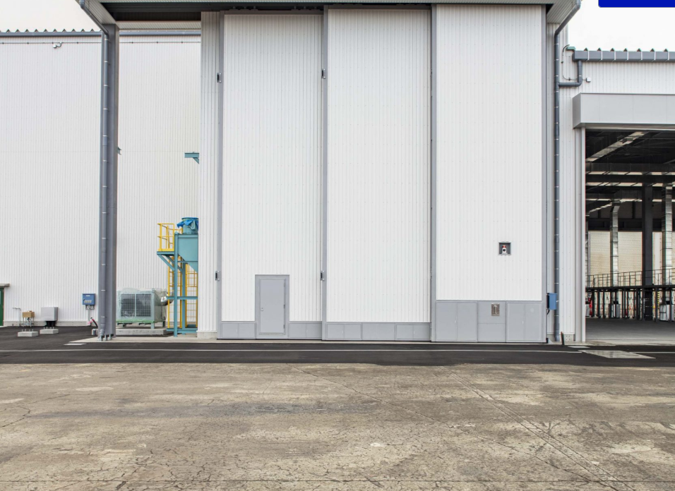 電動式３枚引っ掛け扉